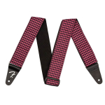 Fender Houndstooth Jacquard Gitaarband Checkerboard Roze / Zwart 0990709056 - Op = op