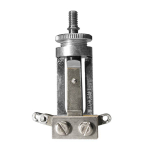 Switchcraft SW-250-N 3-Standen Schakelaar Extra Lang Nikkel