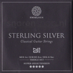 Knobloch 600SQZ Sterling Silver QZ Nylon Treble Set - Extra Hoge Spanning (3 Snaren) - Op = op