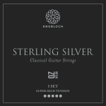Knobloch 600SSQ Sterling Silver QZ Nylon Gitaarsnaren - Extra Hoge Spanning - Op = op