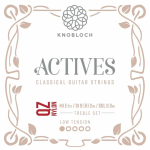 Knobloch 200AQZ QZ Nylon Treble Set - Lage Spanning (3 Snaren)