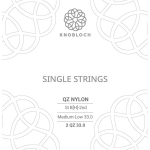 Knobloch 2QZ33.0 QZ Nylon Losse B2-Snaar Lage Spanning