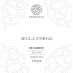 Knobloch 3CX33.5 CX Carbon Losse G3-Snaar Normale Spanning