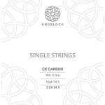 Knobloch 3CX34.5 CX Carbon Losse G3-Snaar Hoge Spanning
