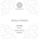 Knobloch 6ADS34.0 Double Silver Losse Verzilverde E6-Snaar - Normale/Hoge Spanning