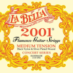 La Bella 2001FM Flamenco/Klassieke Gitaarsnaren Medium Spanning