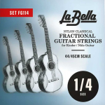 La Bella FG114 1/4 Mensuurlengte Klassieke Gitaarsnaren - Normale Spanning