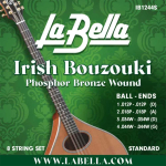La Bella IB1244S Phosphor Bronze Irish Bouzouki Snaren (12-44) Standard