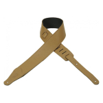 Levy's M26BL-TAN Staple Standard Series Lederen Gitaarband Tan - Aanbieding