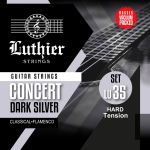 Luthier LU-35 Concert Dark Silver Klassieke/Flamenco Gitaarsnaren - Medium/Hoge Spanning