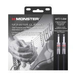 Monster Cable Classic Gitaarkabel 1.8 Meter Recht/Rechte Pluggen 600645 - Op=Op
