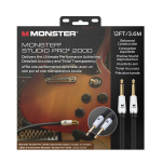 Monster Cable Studio Pro 2000 Gitaarkabel 3.6 Meter - Recht/Recht 600532