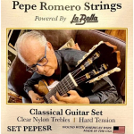 Pepe Romero PEPESR Clear Nylon Klassieke Gitaarsnaren - Hoge Spanning