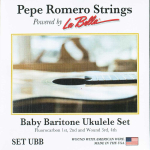 Pepe Romero UBB Baby Baritone Tenor Ukulele Snaren (26-26)
