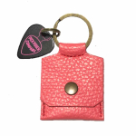 PickPouch Lederen Plectrumhoesje Sleutelhanger New York Vintage Pink - Aanbieding