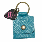 PickPouch Lederen Plectrumhoesje Sleutelhanger New York Turquoise - Aanbieding
