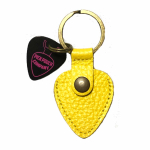 PickPouch Lederen Plectrumhoesje Sleutelhanger San Francisco Geel - Aanbieding