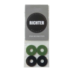 Richter Strap Securing Stops Strap Blocks Zwart / Olijf 1758 (4 Stuks)