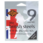 Rotosound BS9 British Steels Gitaarsnaren voor Elektrische Gitaar (9-42)
