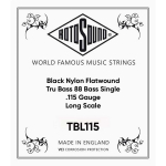 Rotosound TBL115 Black Nylon Losse Bassnaar .115