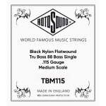 Rotosound TBM115 Black Nylon Medium Scale Losse Bassnaar .115