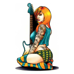 Rozanna's Violins Guitar Decal Muse Girl Blonde - Aanbieding, op = op