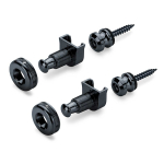 Schaller S-Locks Straplocks Zwart Chroom 14010401