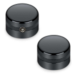 Schaller Solid Shaft Toon/Volume Knoppen 6.35mm "S-Lock Style" Zwart (Set van 2) 15090400