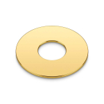 Schaller Toggle Switch Plate Metaal Verguld 15200500