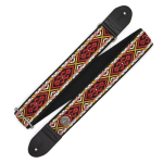 Silver Coin Straps Geweven Gitaarband Chantigo