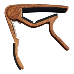 Snarenshop JX-09-BR Trigger Capo voor Elektrische/Akoestische Gitaar Wood/Bruin