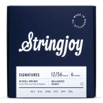 Stringjoy BAL12 Signatures Nickel Wound Elektrische Gitaarsnaren (12-56) Balanced Heavy