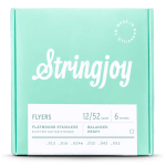 Stringjoy FR1252 Flyers Flatwound Elektrische Gitaarsnaren (12-52) Balanced Heavy