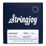 Stringjoy HVY9 Signatures Nickel Wound Elektrische Gitaarsnaren (9-46) Heavy Bottom Super Light Gauge