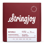 Stringjoy NB1152 Naturals Phosphor Bronze Akoestische Gitaarsnaren (11-52) Super Light