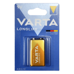Varta 4122-B Longlife Alkaline 9 Volt Batterij - Per Stuk