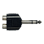 Yellow Cable AD17 Verloopstekker Stereo Jack Male 6.3mm naar RCA Female