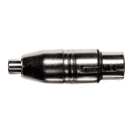 Yellow Cable AD20 Verloopstekker Mono RCA Female naar XLR Female