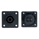 Yellow Cable SP-F Speakon Chassisdelen 4-Polig (Set van 2) - Aanbieding, op = op