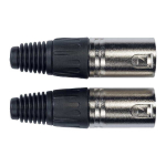 Yellow Cable XLR01 Male XLR Kabeldeel (Set van 2) - Aanbieding, op = op