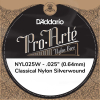 D'Addario NYL025W Classics Losse Silverwound .025 Snaar