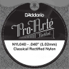 D'Addario NYL040 Classics Rectified Nylon .040 Losse Klassieke Snaar