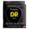 DR Strings BKE7-11 Black Beauties Coated Gitaarsnaren 7-Snarig (11-60) 