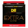 DR Strings RDE12 Red Devils Elektrische Snaren (12-52), K3 Coating