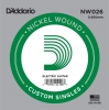 D'Addario NW026 Nickel Wound .026 Losse snaar Elektrisch/Western