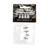 Dunlop 9004P Plastic Duimplectrum Extra Large Wit 4-Pack