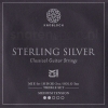 Knobloch 300SCX Sterling Silver CX Carbon Treble Set - Normale Spanning (3 Snaren)