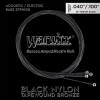 Warwick 34210ML MS Medium Scale Black Nylon Tapewound Akoestische / Elektrische Bassnaren (40-100)