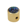 Boston KG-237 Dome Knop met Abalone Inlay Goud