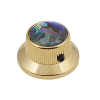 Boston KG-262 Bell Knop met Abalone Inlay Goud